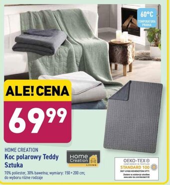ALDI Koc polarowy Teddy oferta