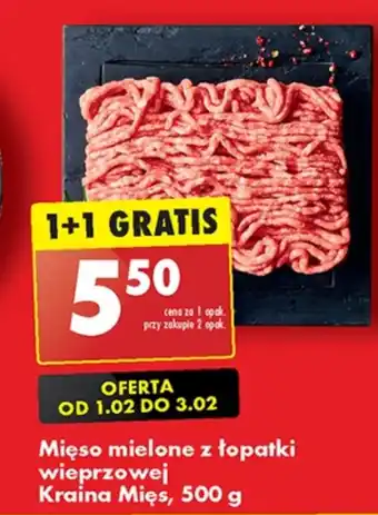 Biedronka Mięso mielone Kraina Mięs oferta
