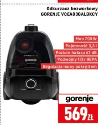 Odkurzacz Gorenje