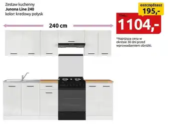 Black Red White Zestaw kuchenny Line oferta