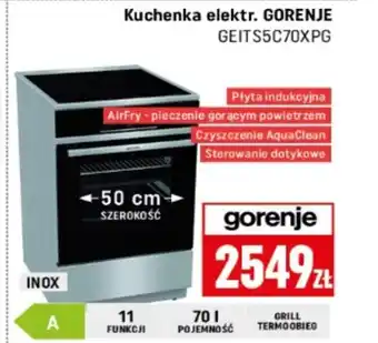 Neopunkt Kuchenka gazowo-elektryczna Gorenje oferta