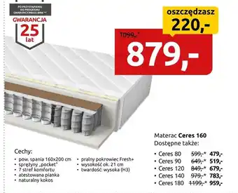 Black Red White Materac Ok oferta