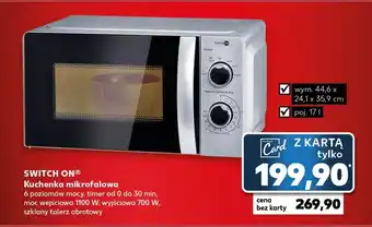 Kaufland Kuchenka mikrofalowa Switch On oferta