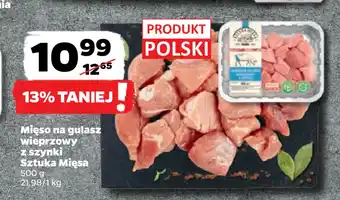 Netto Mięso na gulasz wieprzowy z szynki Sztuka Mięsa oferta