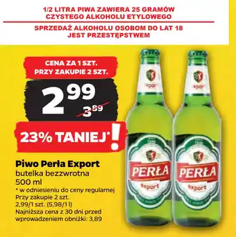 Netto Piwo Perła Export oferta