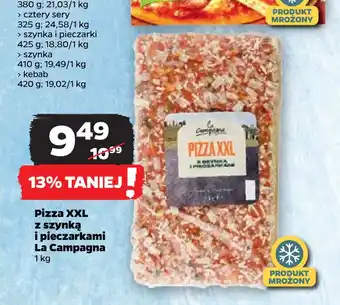 Netto Pizza XXL z szynką i pieczarkami La Campagna oferta