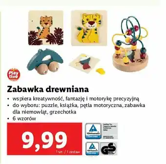 Lidl Pętla motoryczna drewniana 1 SZT oferta