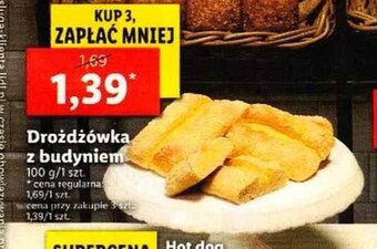 Lidl Drożdżówka z budyniem 100g oferta