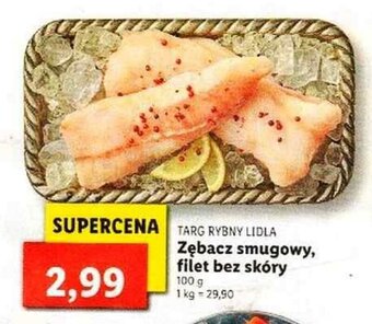 Lidl Zębacz smugowy, filet bez skóry 100g oferta