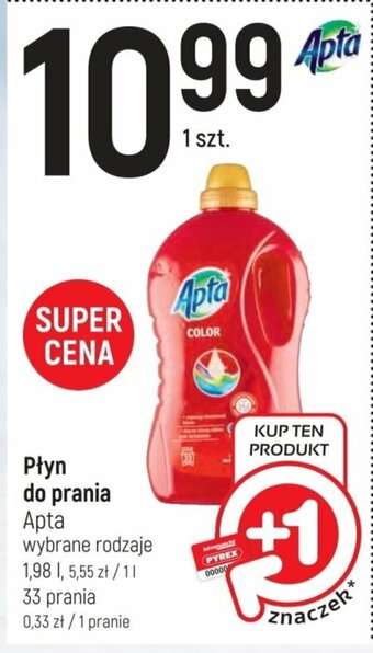 Intermarche Płyn do prania Apta 1,98l oferta