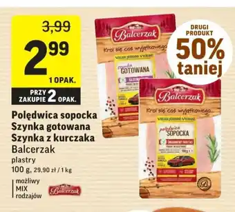 Intermarche Polędwica sopocka, szynka gotowana, 100g oferta