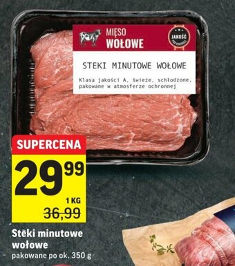 Intermarche Steki minutowe wołowe 1kg oferta