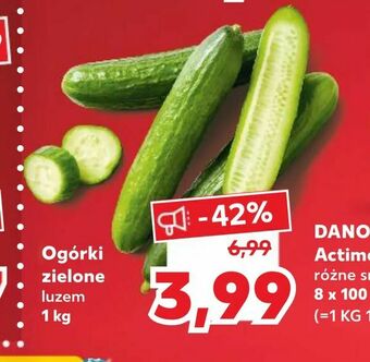Kaufland Ogórki zielone oferta