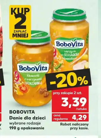 Kaufland BOBOVITA Danie dla dzieci oferta