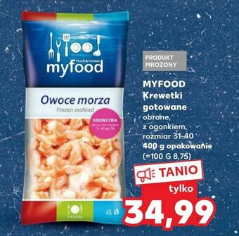 Kaufland MYFOOD Krewetki gotowane oferta