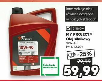 Kaufland MY PROJECT ® Olej silnikowy oferta