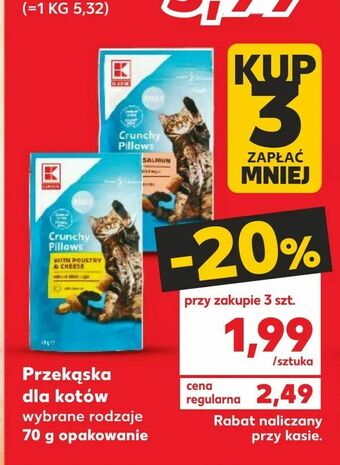 Kaufland Przekąska dla kotów oferta