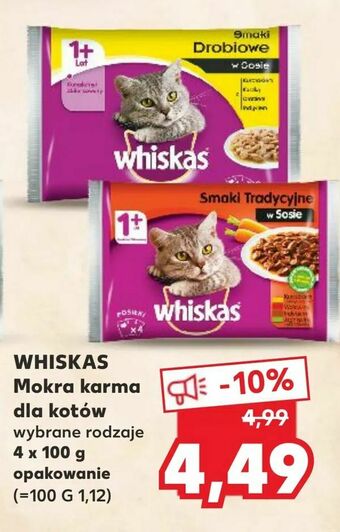 Kaufland WHISKAS Mokra karma dla kotów oferta