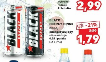 Kaufland BLACK ENERGY DRINK Napój energetyzujący oferta