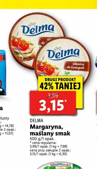 Lidl Margaryna, maślany smak oferta