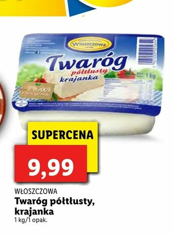Lidl Twaróg półtłusty, krajanka oferta