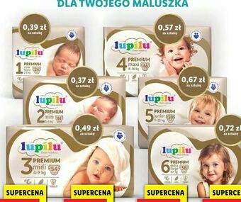 Lidl Pieluszki 3 midi, 4 maxi lub 5 junior oferta