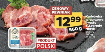 Netto Karkówka wieprzowa Prosto z Zagrody Netto oferta