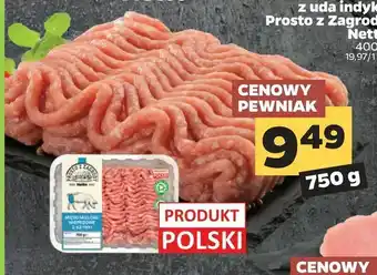 Netto Mięso mielone wieprzowe z szynki Prosto z Zagrody Netto oferta