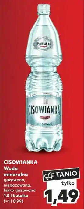 Kaufland CISOWIANKA Woda mineralna 1,5 L oferta