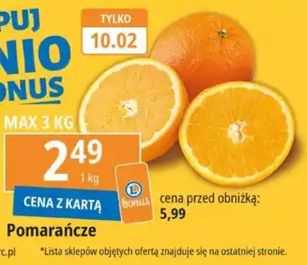 E.Leclerc Pomarańcze 1 kg oferta