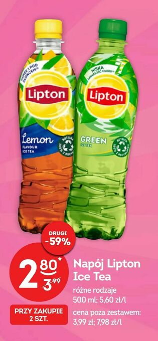 Żabka Napój Lipton Ice Tea oferta