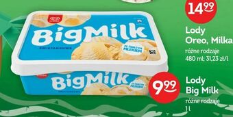 Żabka Lody Big Milk oferta