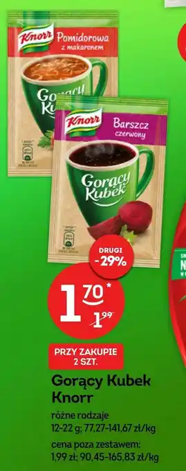 Żabka Gorący Kubek Knorr oferta