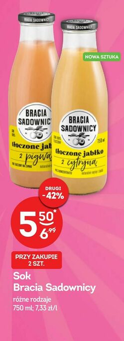 Żabka Sok Bracia Sadownicy oferta