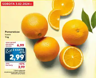 Kaufland Pomarańcze 1 kg oferta
