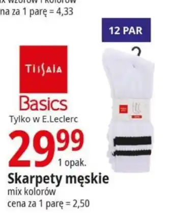 E.Leclerc Skarpety męskie oferta