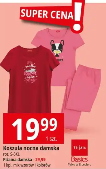 E.Leclerc Koszula nocna damska oferta