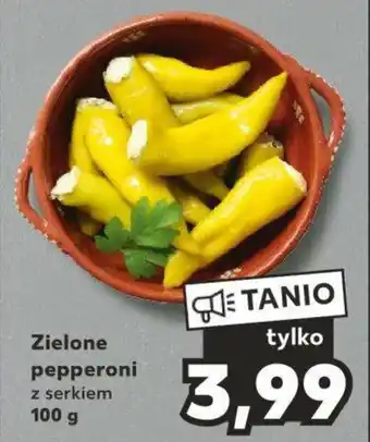 Kaufland Zielone pepperoni 100 g oferta