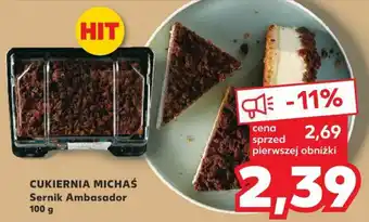 Kaufland CUKIERNIA MICHAŚ Sernik Ambasador 100 g oferta