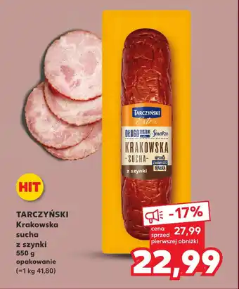Kaufland TARCZYŃSKI Krakowska sucha z szynki 550 g oferta