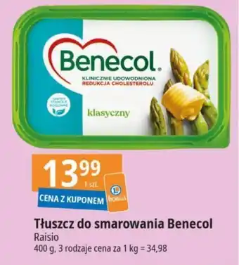 E.Leclerc Tłuszcz do smarowania Benecol Raisio 400 g oferta