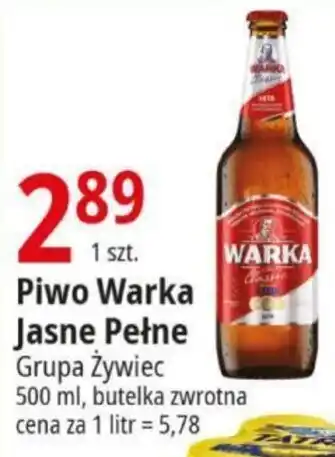 E.Leclerc Piwo Warka Jasne Pełne Grupa Żywiec 500ml oferta