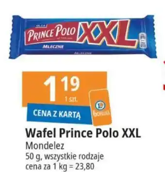 E.Leclerc Wafel Prince Polo XXL Mondelez 50g oferta