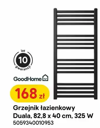 Castorama Grzejnik łazienkowy Duala, 82,8 x 40 cm, 325 W oferta