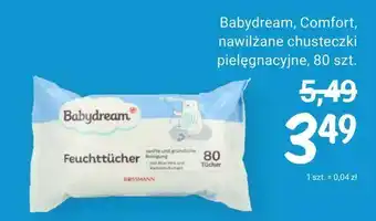 Rossmann Babydream, Comfort, nawilżane chusteczki pielęgnacyjne, 80 szt oferta