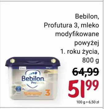 Rossmann Bebilon, Profutura 3, mleko modyfikowane powyżej 1. roku życia oferta