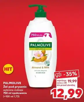Kaufland Palmolive Naturals Almond & Milk kremowy żel pod prysznic Mleko i Migdał 750ml oferta