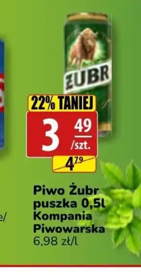 API MARKET Żubr Piwo jasne 500 ml oferta