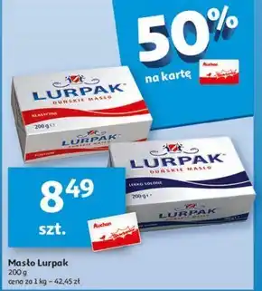 Auchan Lurpak Masło klasyczne 200 g oferta