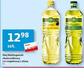 Auchan Wielkopolski Olej słonecznikowy 1 l oferta